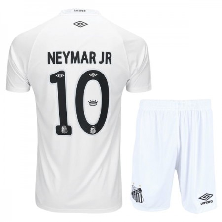 Santos FC Neymar JR 10 Fotbollströjor Barn Hemma tröja 2025-26 Kortärmad